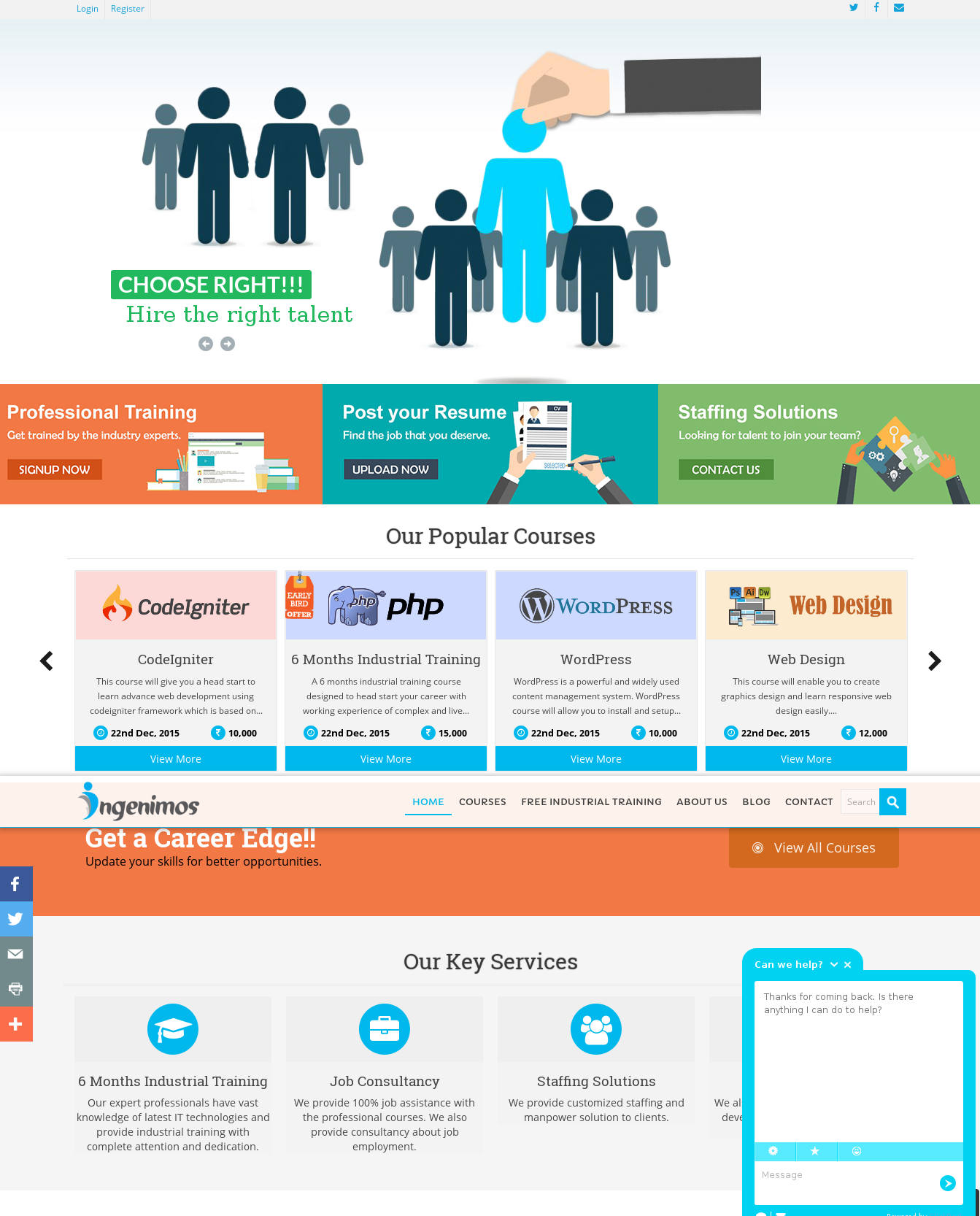 Online Training Course Platform